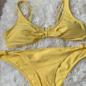 Abercrombie and Fitch yellow bathing suit